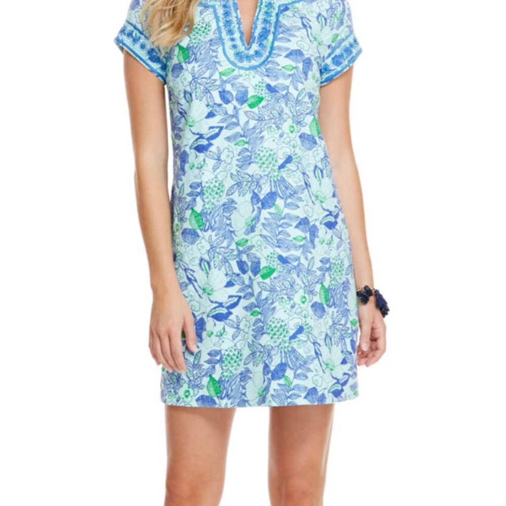 Cordia Floral Tunic SZ 8  NWOT